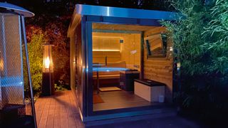 Gartensauna, Cube fx, Design-Sauna